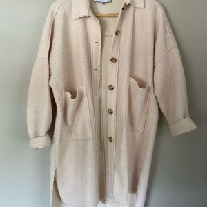 Fashion Nova sherpa shacket